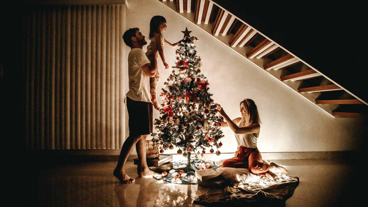 Albero di natale fatto in casa