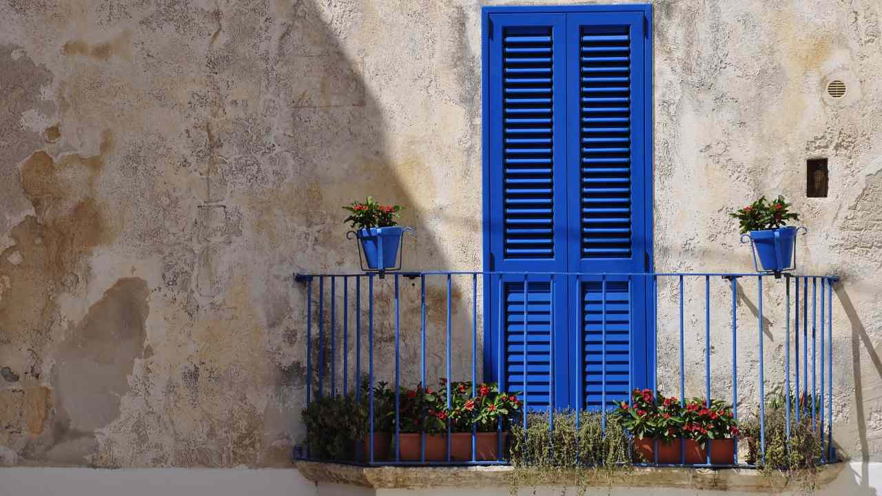 Balcone pavimento marmo