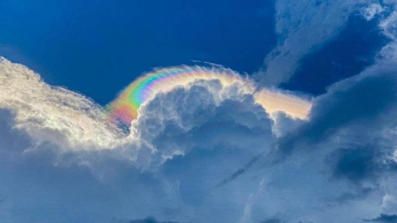 che cos'è una nube iridescente