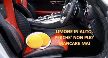 Limone in auto, è per questo motivo che dovresti tenerlo sempre
