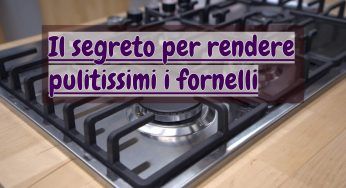 Fornelli pulitissimi grazie al segreto dello chef: un trionfo di lucentezza