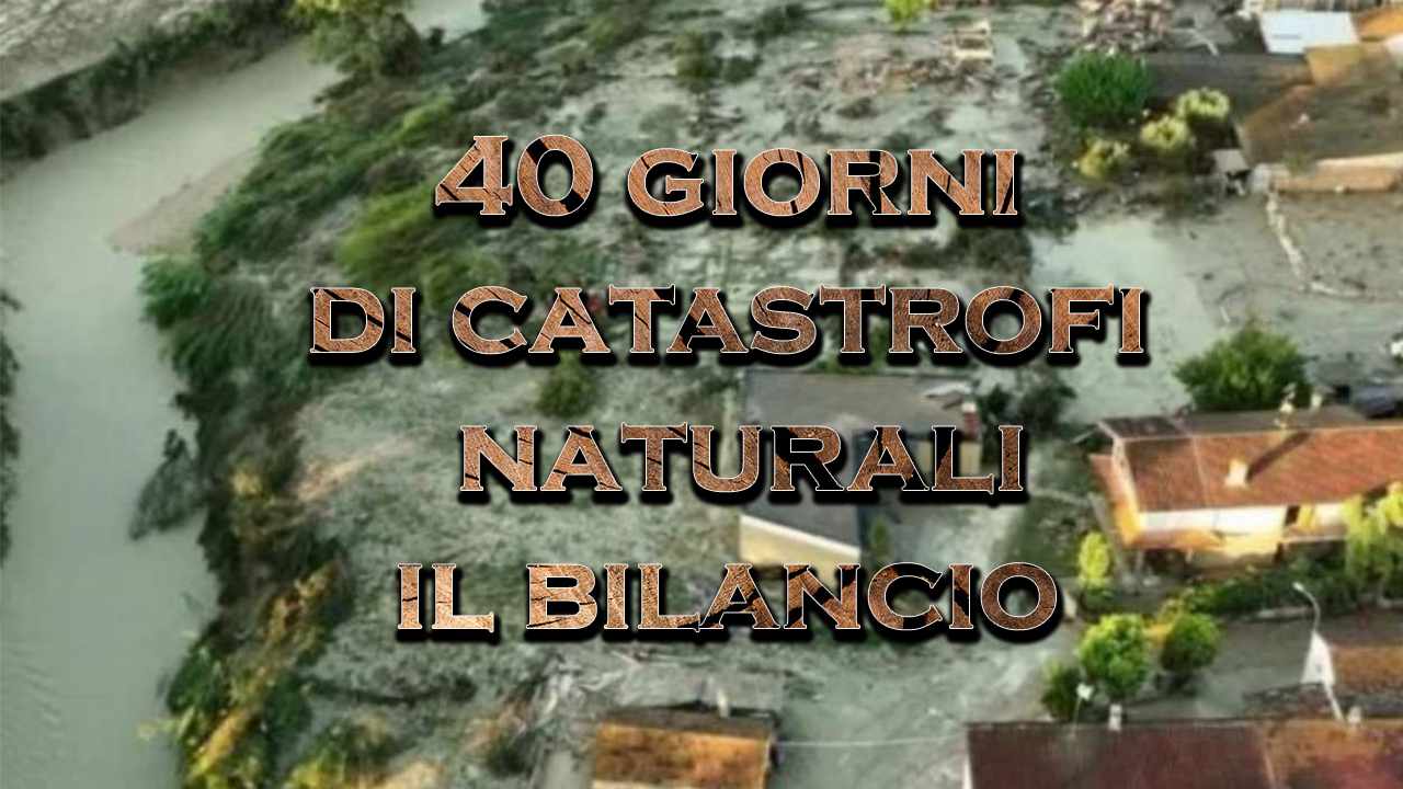 bilancio danni eventi naturali italia