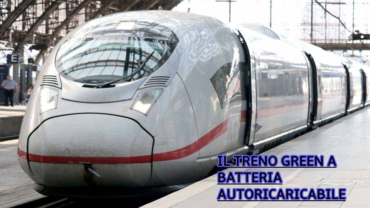 treno ecologico batteria autoricaricabile