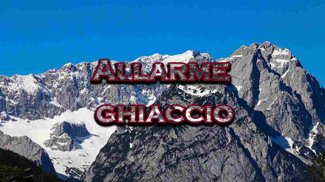 allarme ghiaccio alpi bavaresi