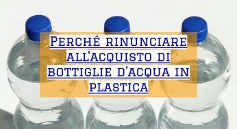 Risparmiare sulla plastica, quanto puoi ricavare NON acquistando l’acqua in bottiglia?