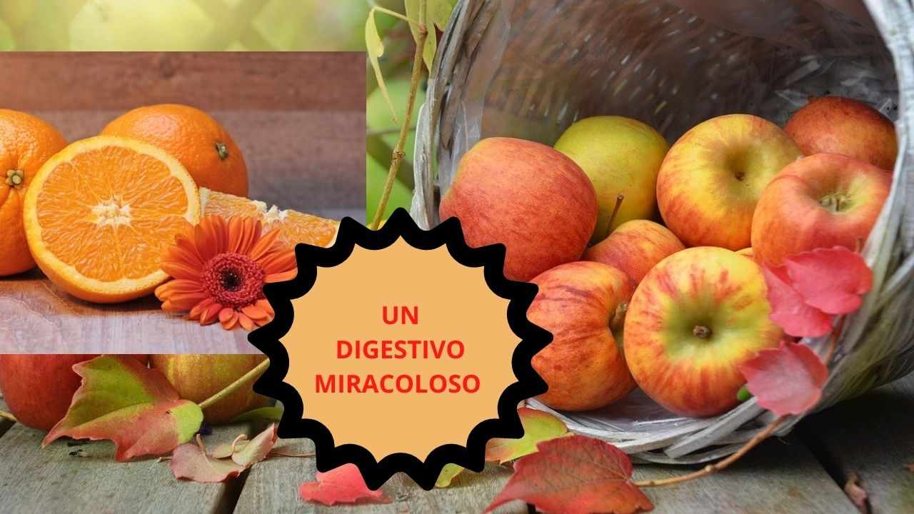 Digestivo mela e arancia