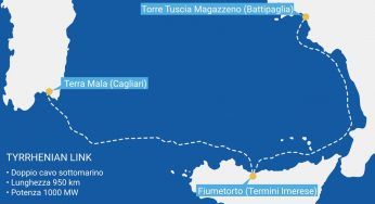 Tyrrhenian Link, approvato il primo tratto: collegherà la Sicilia e la Sardegna