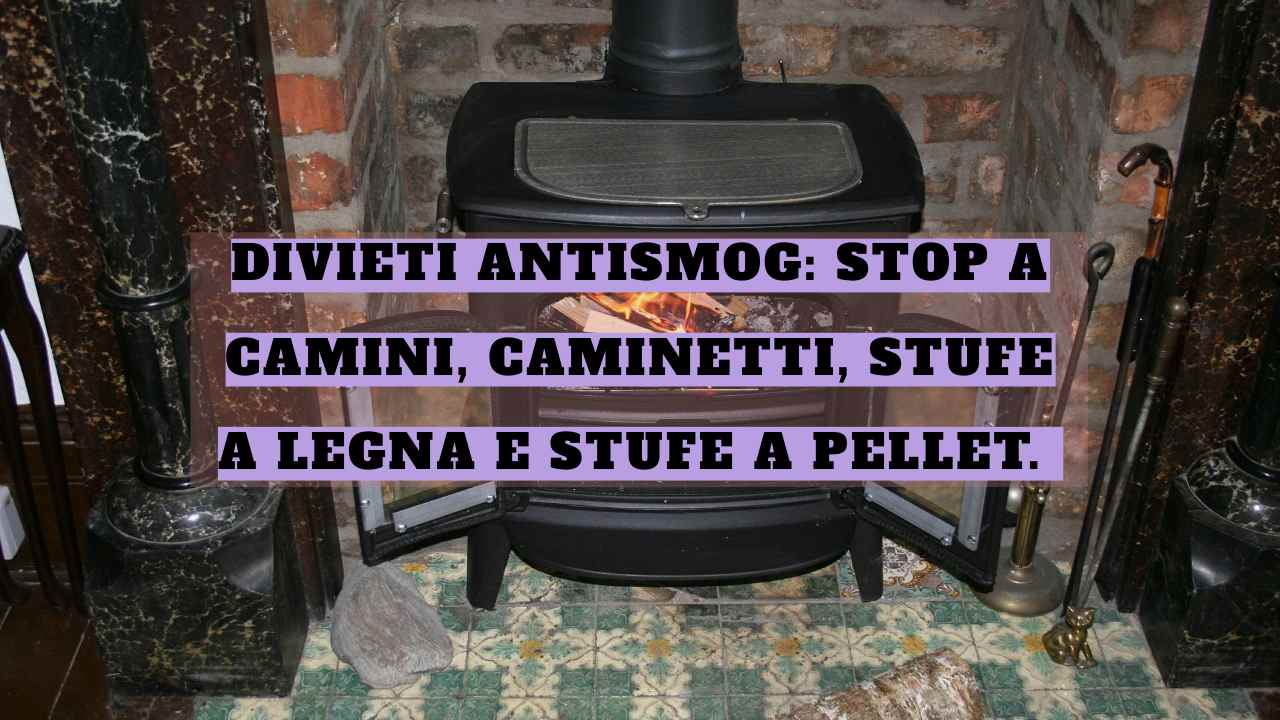 vietati camini stufe legna