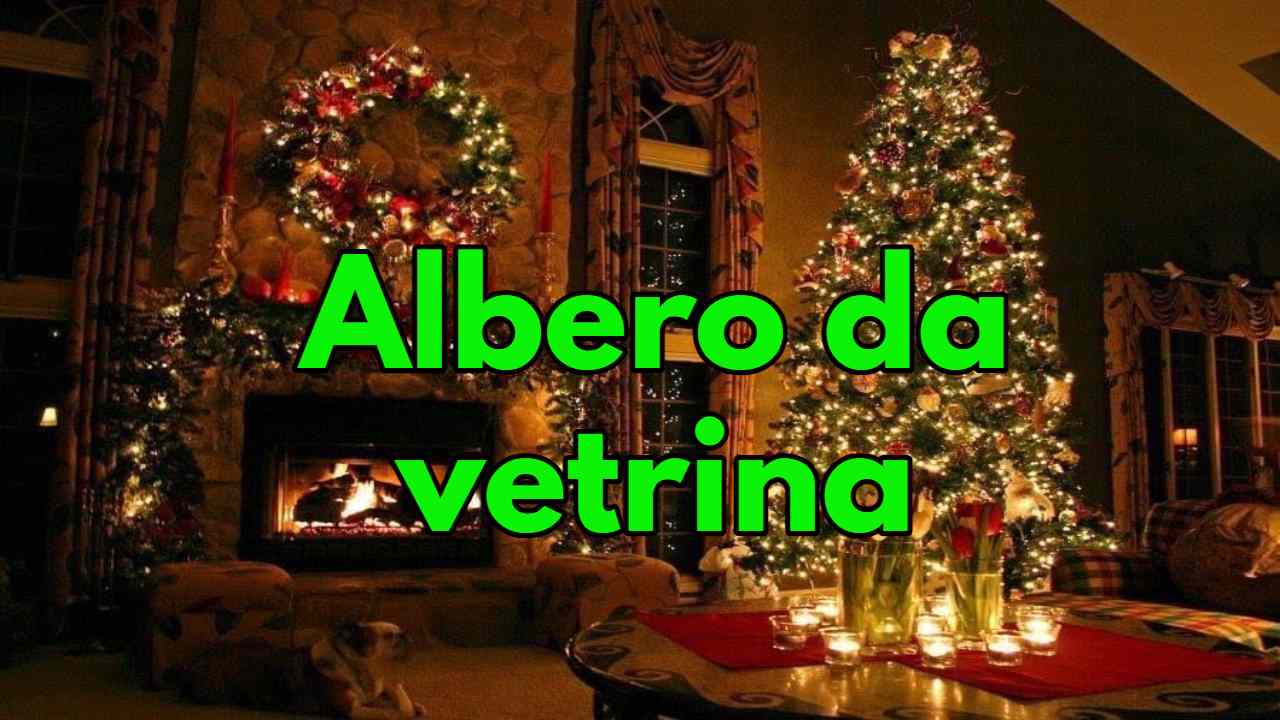 albero natale stile decorazioni