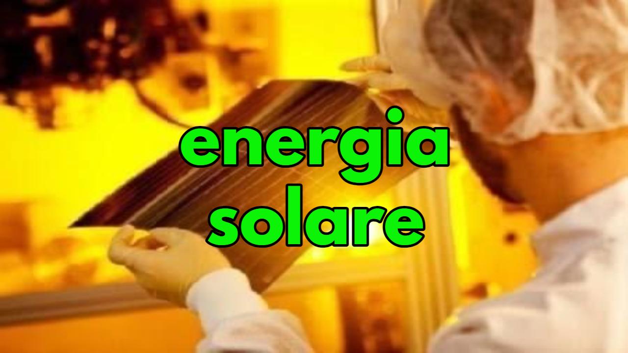 energia solare vetro applicazioni