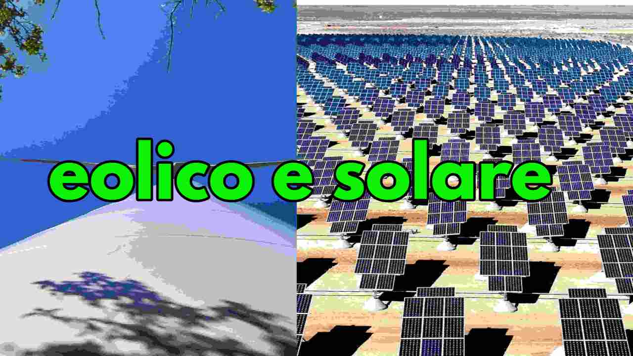 solare eolico energie pulite