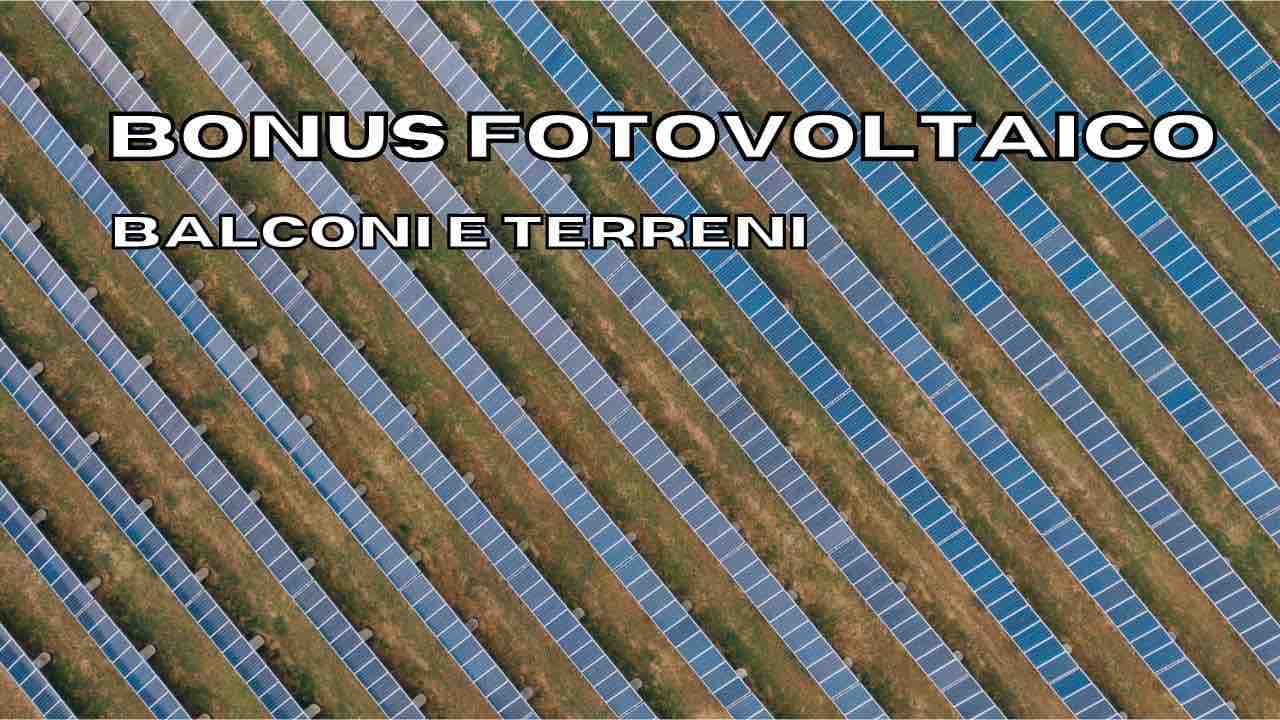 bonus impianti fotovoltaici