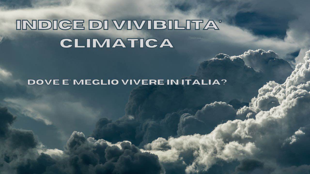 indice vivibilitá climatica classifica