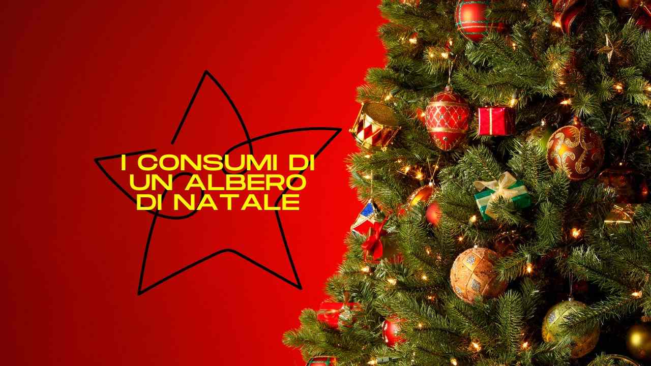 consumi albero Natale