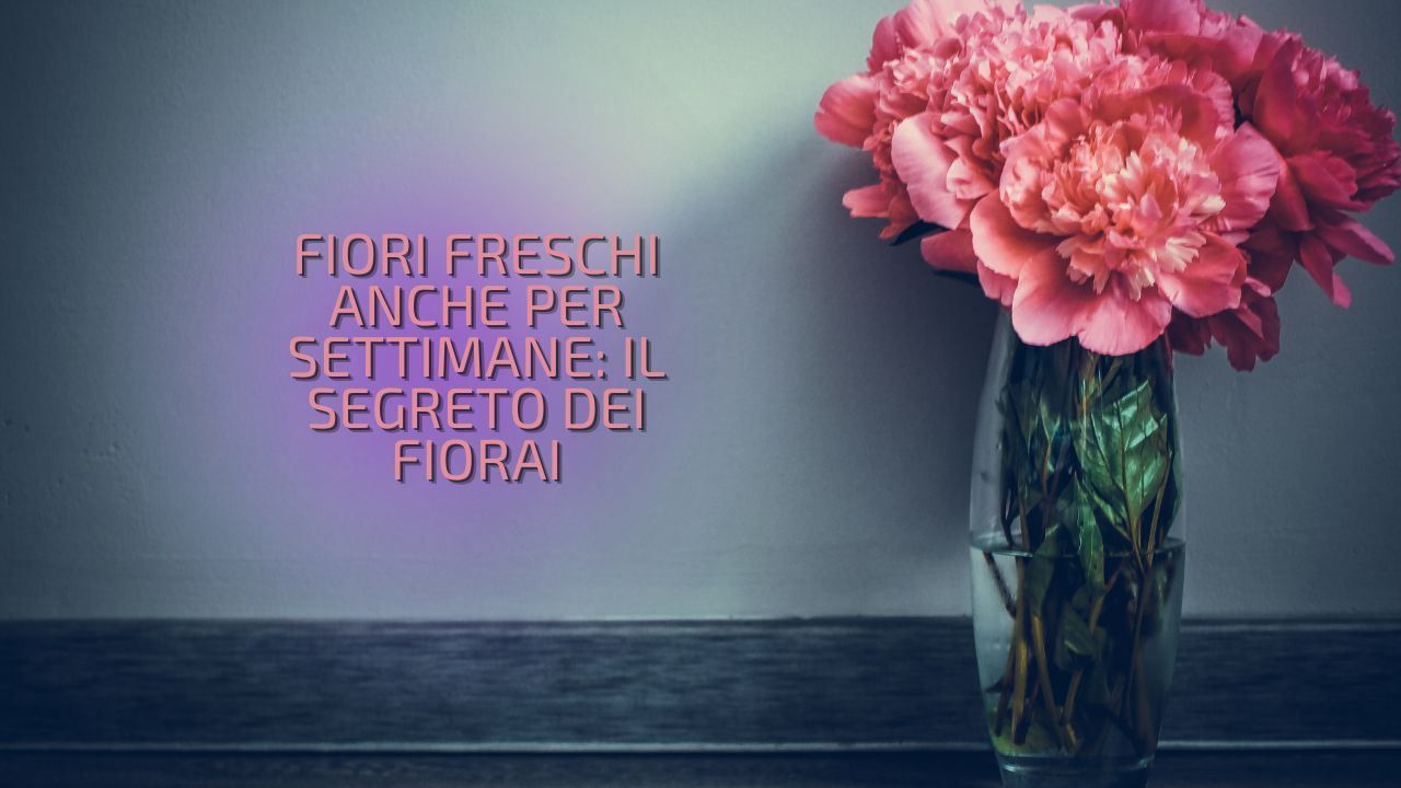 fiori sempre freschi