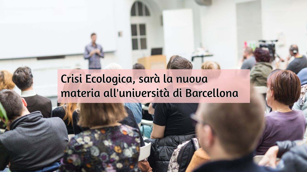 crisi ecologica studio università