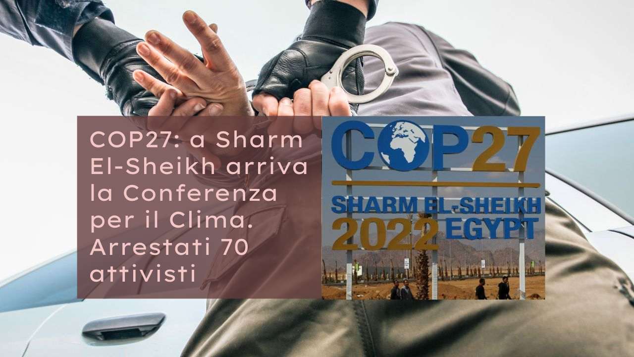 Cop27 arrestati attivisti