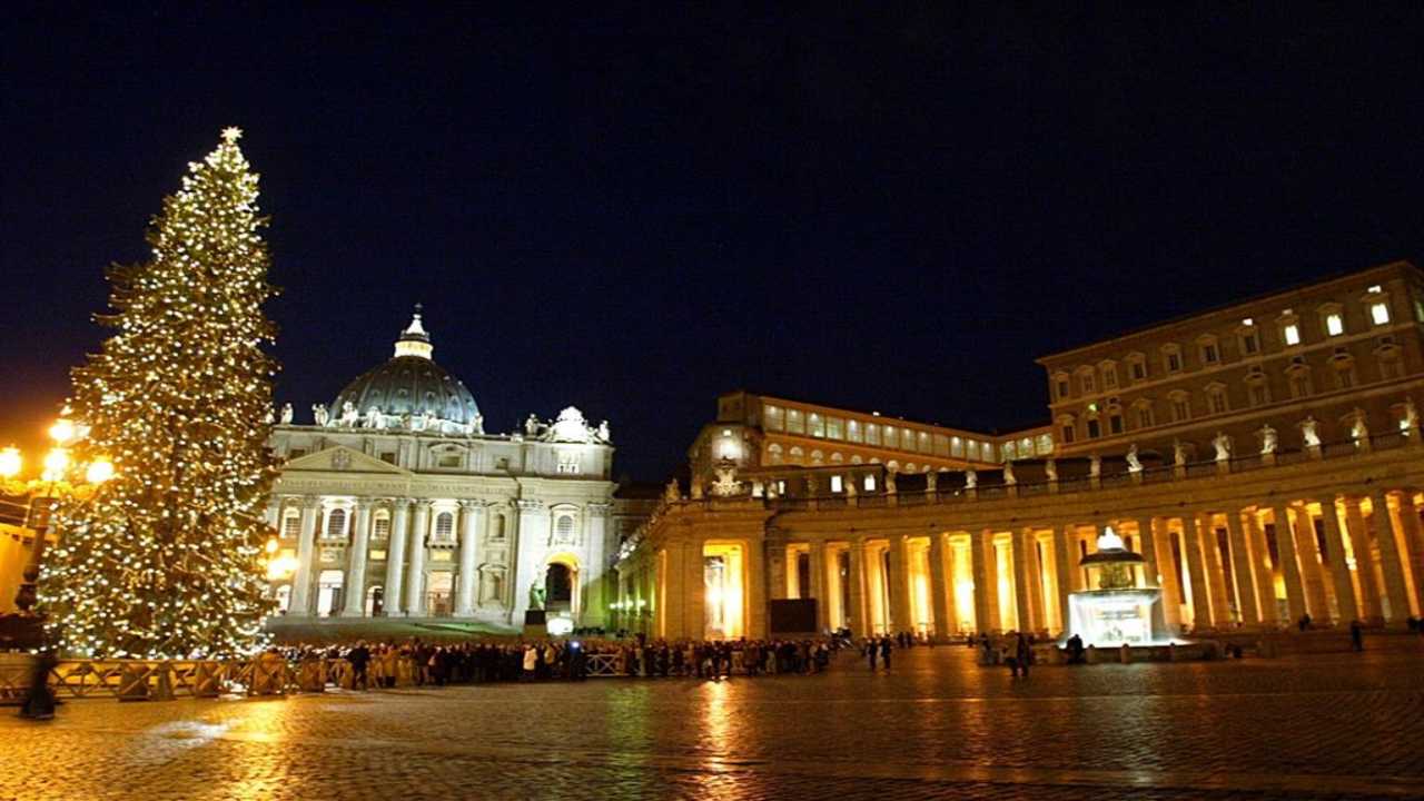 abete bisnco salvo caso albero natale Papa