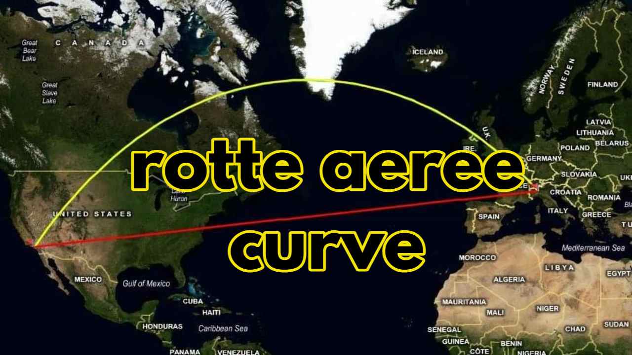 rotte aeree curve