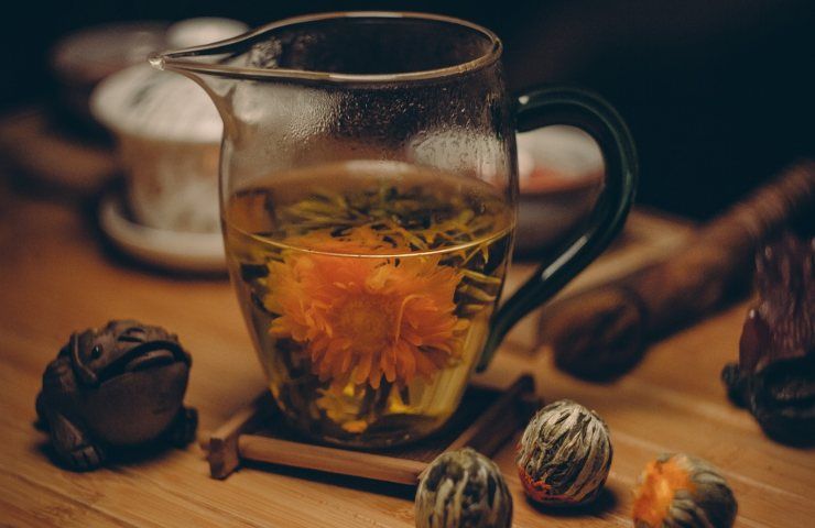 tè fiori infuso