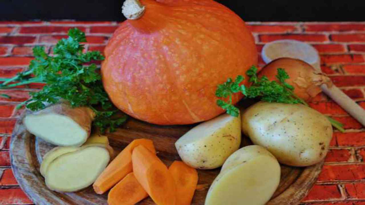 zucca patate carote