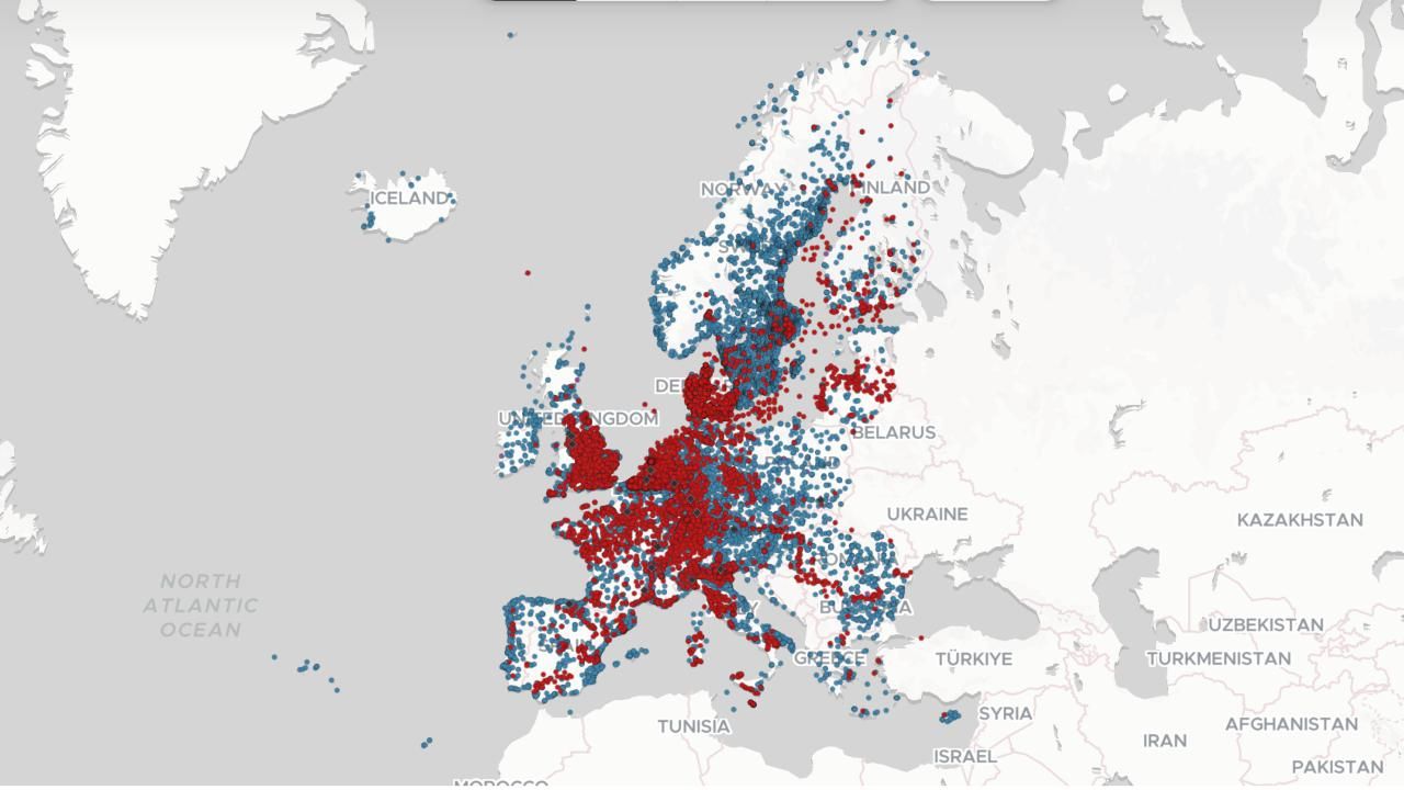 mappa inquinanti chimici