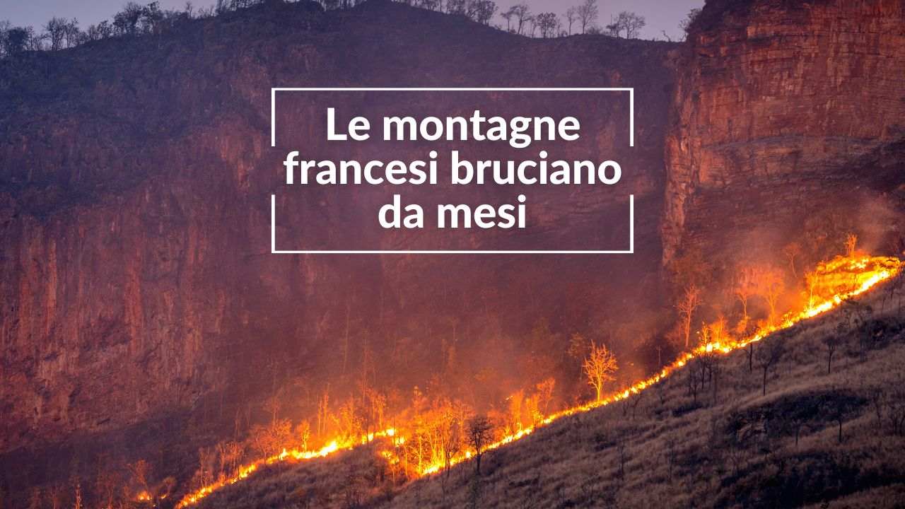 incendio montagna Francia