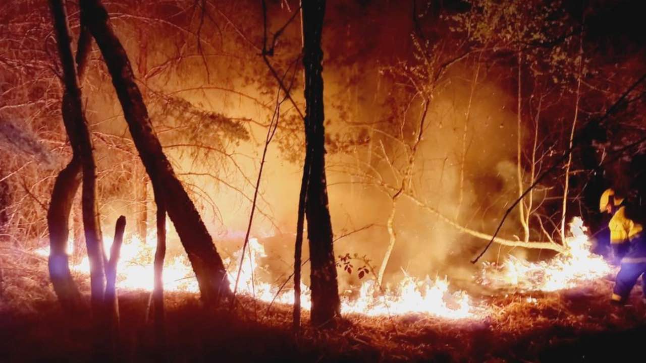 parco groane grosso incendio