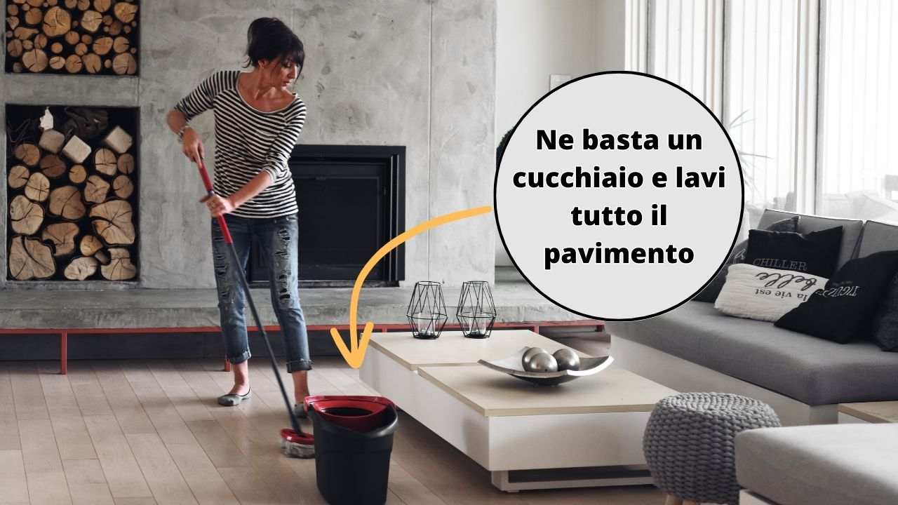 lavare pavimenti pochi centesimi