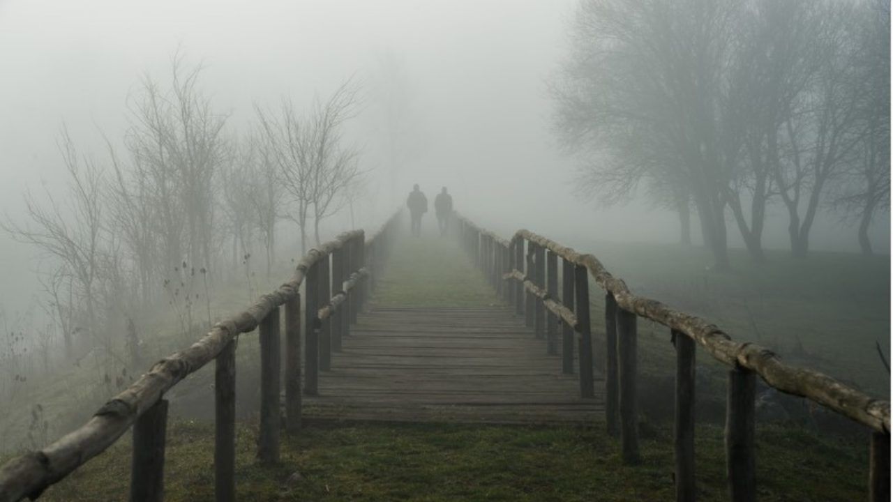 Piana del Dragone, nebbia