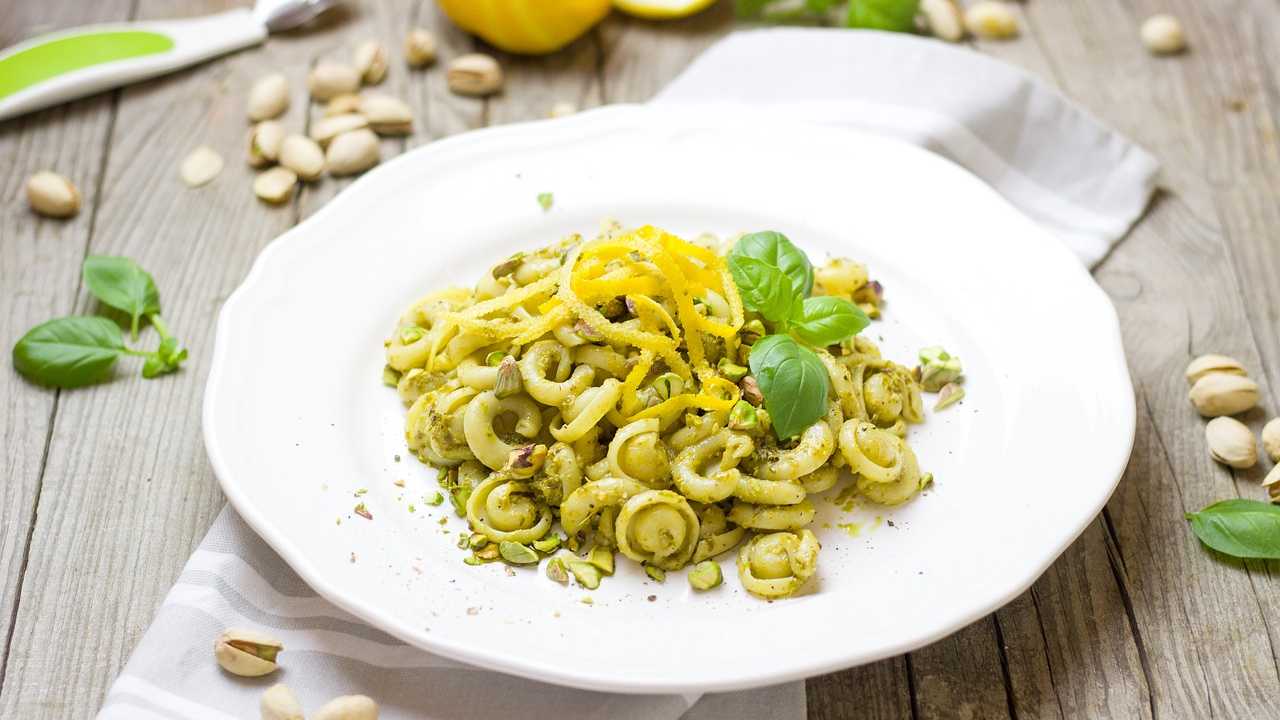 pasta al pistacchio