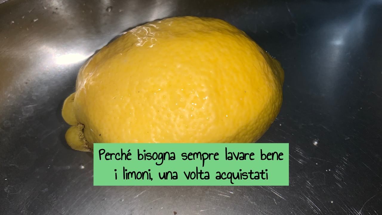 lavare limoni supermercato