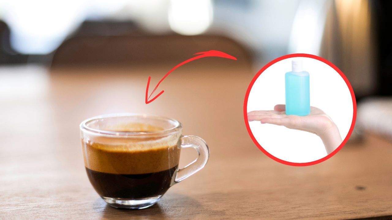 caffè aggiungi acetone cosa accade