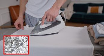 Posiziona la carta stagnola sull’asse da stiro, il risultato sarà pazzesco | Alcuni già lo fanno