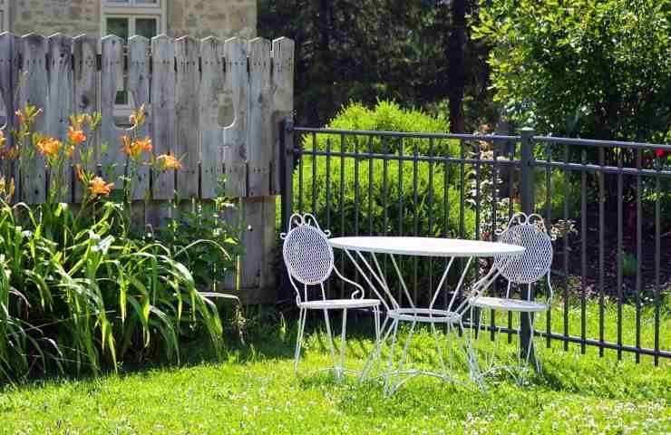 sedie giardino idee innovative 