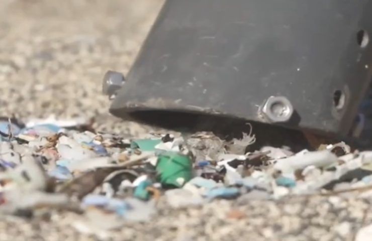 aspiratore microplastiche spiagge novità 