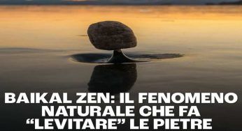 Baikal zen, le pietre lievitano grazie ad un fenomeno naturale