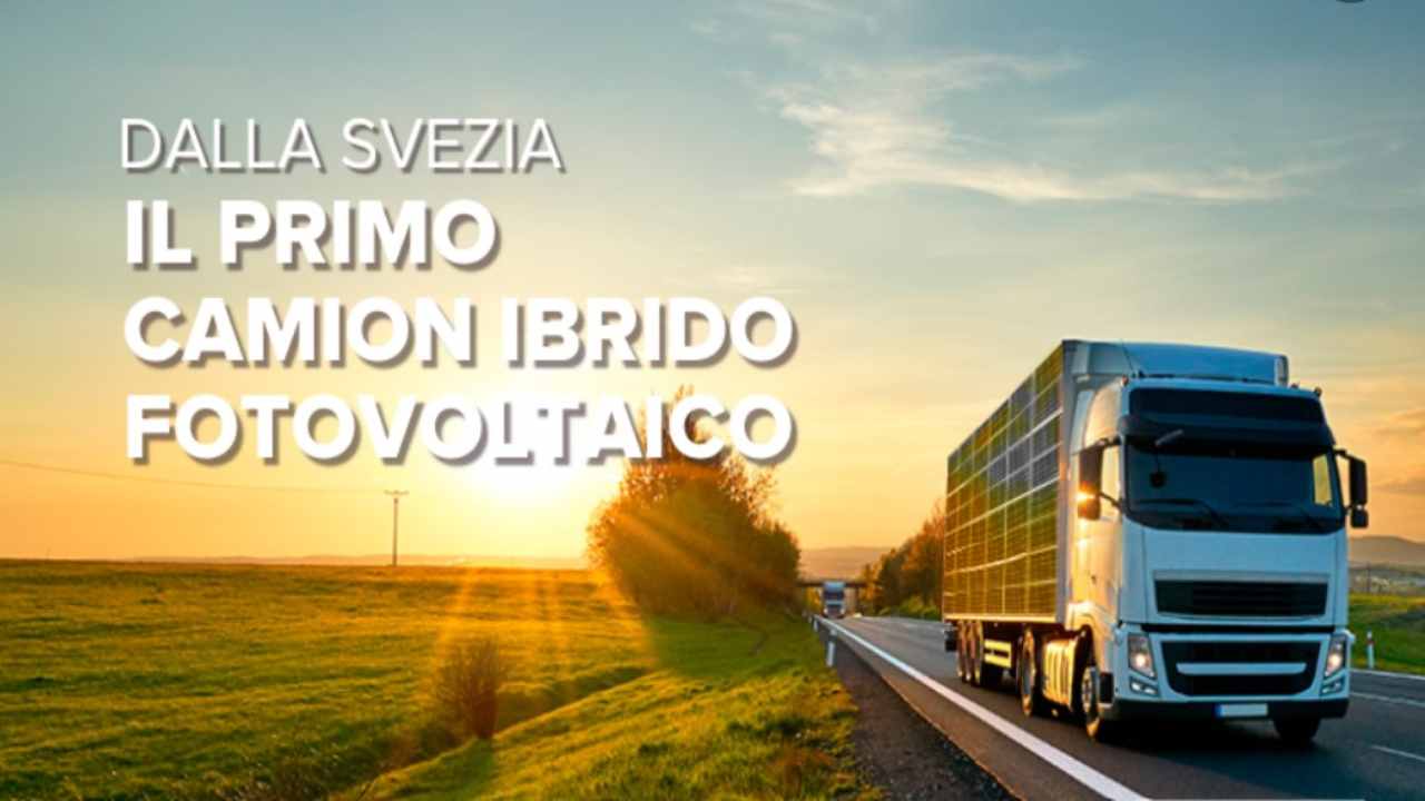 Un camion fotovoltaico ibrido