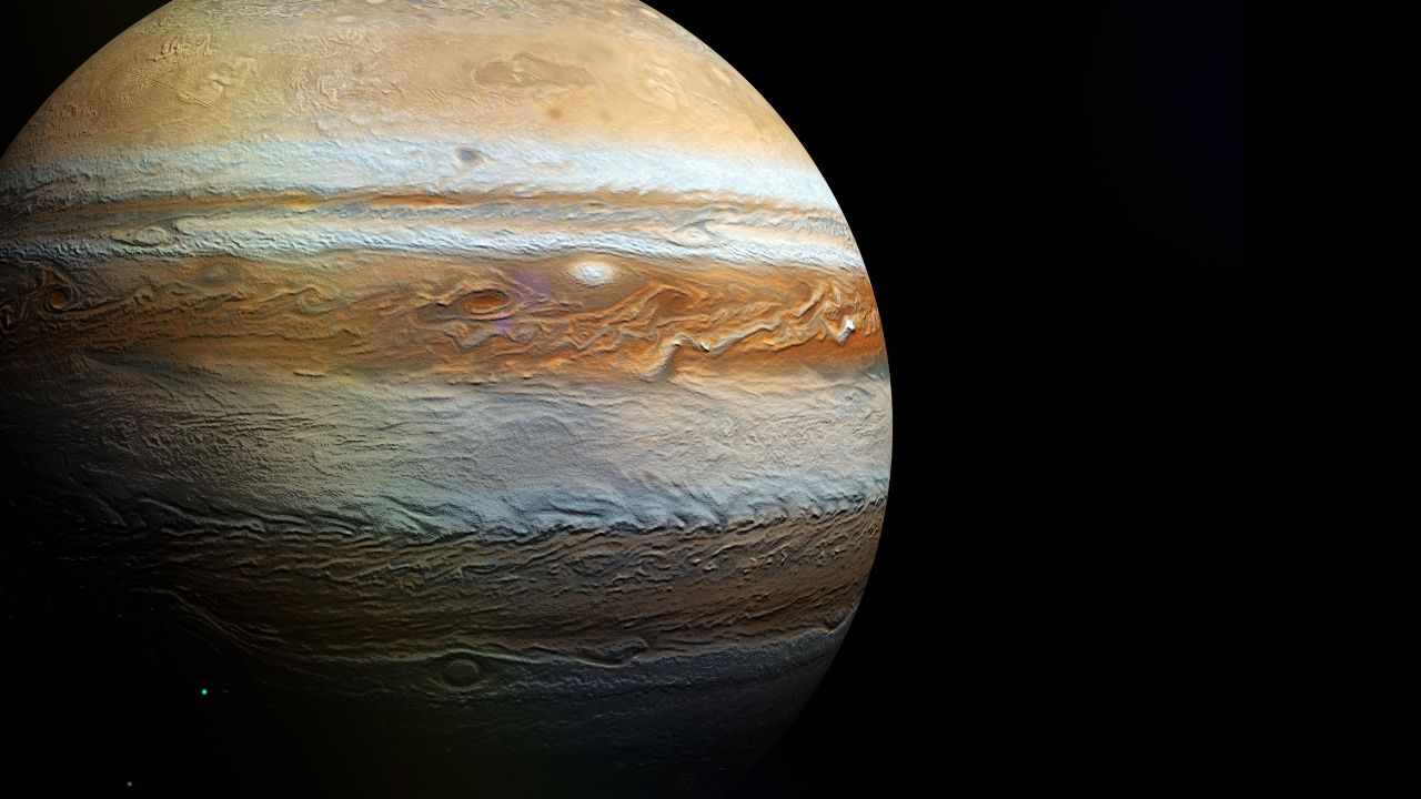 Giove visto dallo spazio