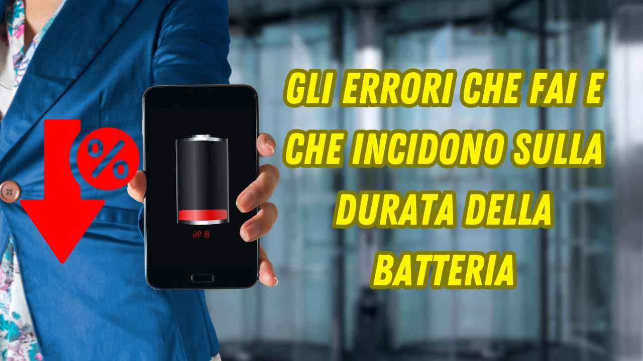 Batteria smartphone sempre scarica motivi