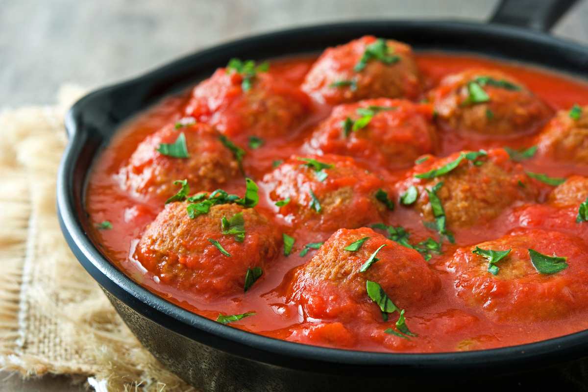 Polpette di melanzane al sugo